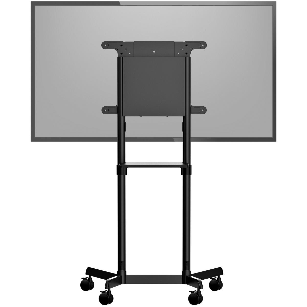 STARTECH.COM Mobile Tv Cart - For 37-70 Tvs- W/shelf Storage - Rotate/tilt