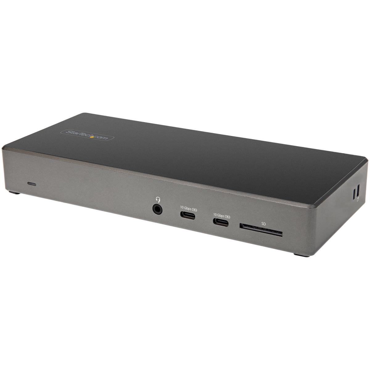 STARTECH.COM Docking Station - USB C Dock - Triple 4k Monitor - 2x Dp/hdmi - 100w Pd - 6x Downstream USB Ports
