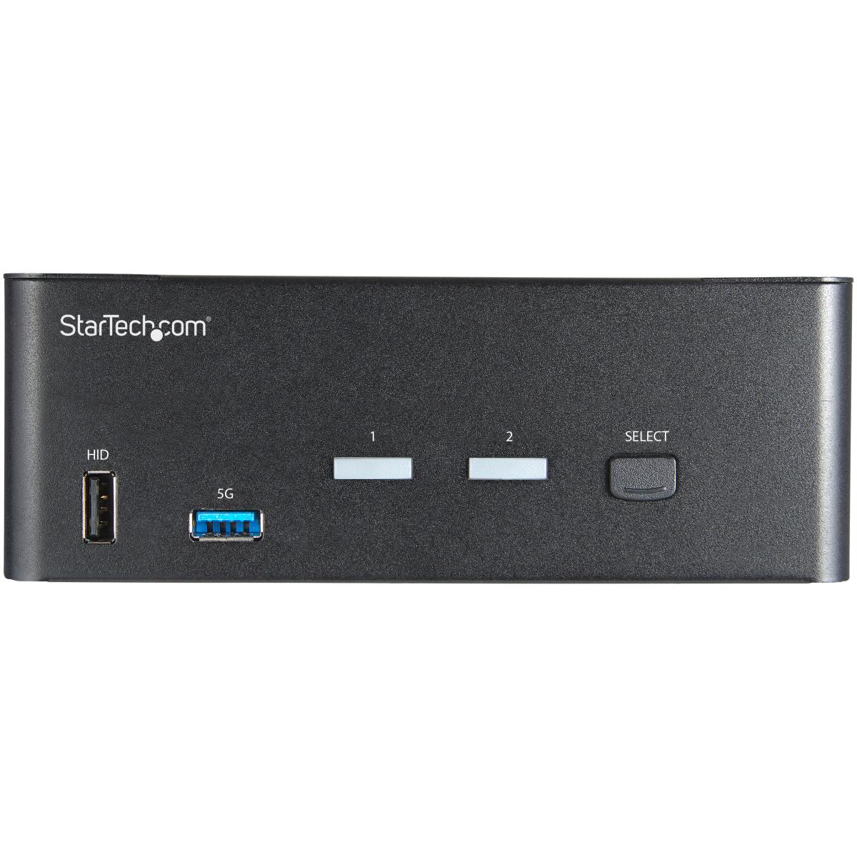 STARTECH.COM Hdmi KVM Switch - 2 Port 4k 60hz Ultra Hd