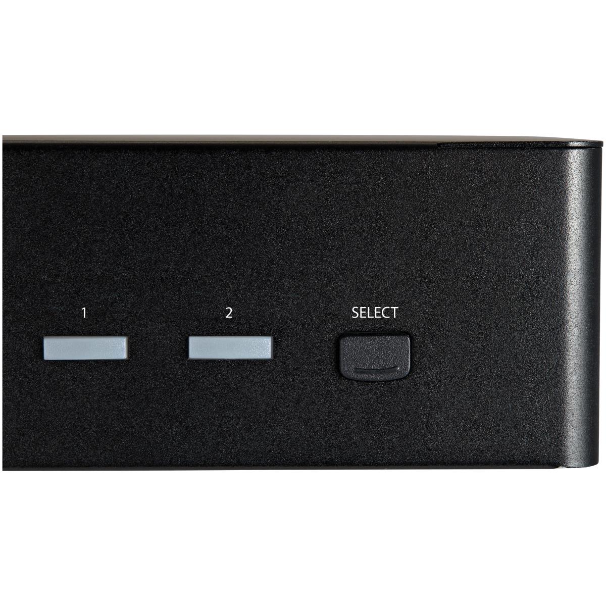 STARTECH.COM Hdmi KVM Switch - 2 Port 4k 60hz Ultra Hd