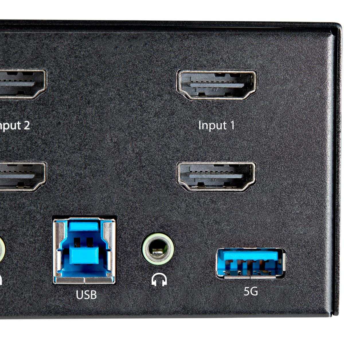 STARTECH.COM Hdmi KVM Switch - 2 Port 4k 60hz Ultra Hd