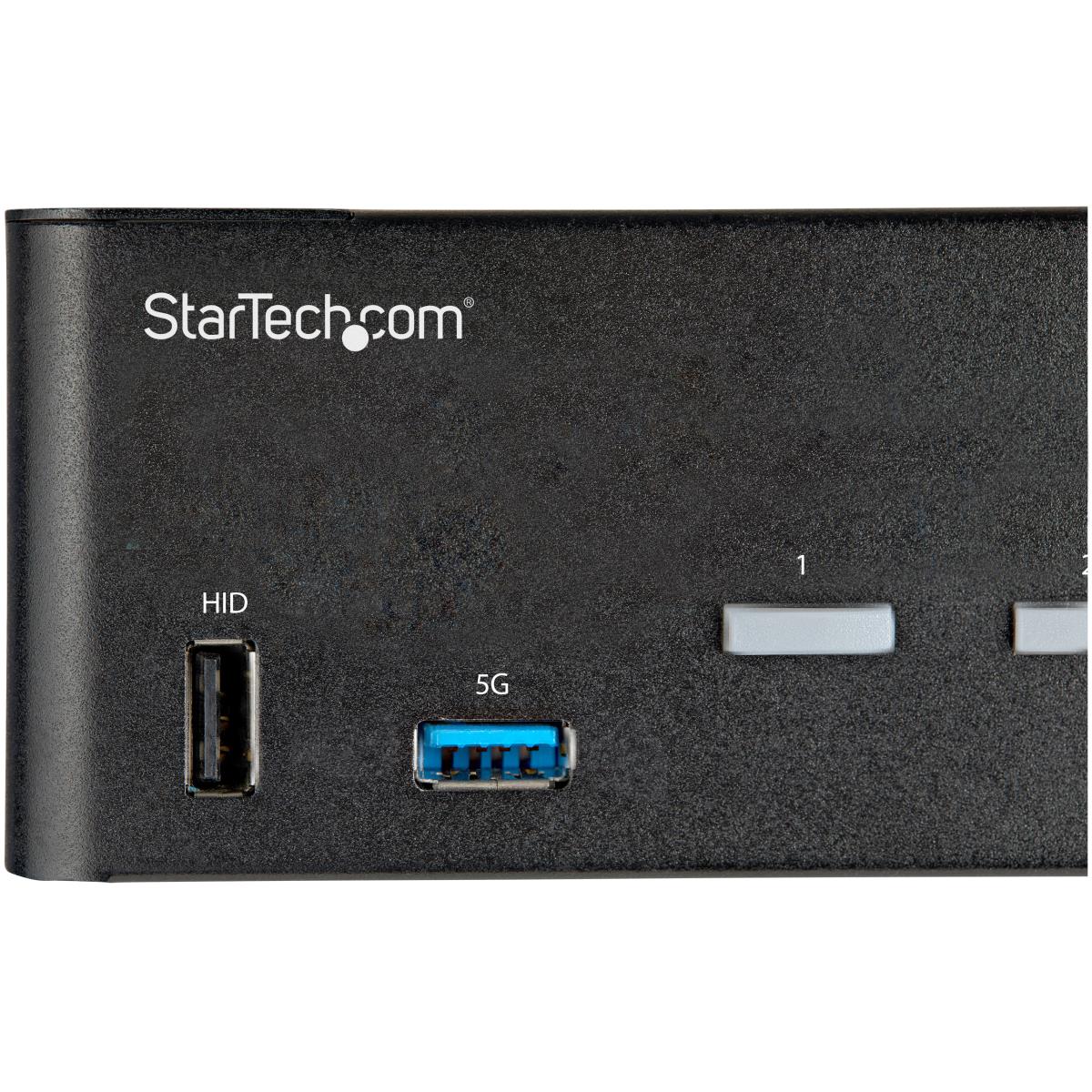 STARTECH.COM Hdmi KVM Switch - 2 Port 4k 60hz Ultra Hd