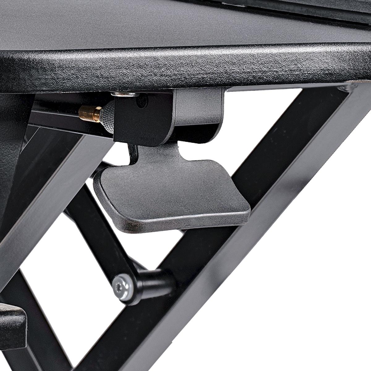STARTECH.COM Corner Sit Stand Desk Converter Keyboard Tray - Height Adjustabl