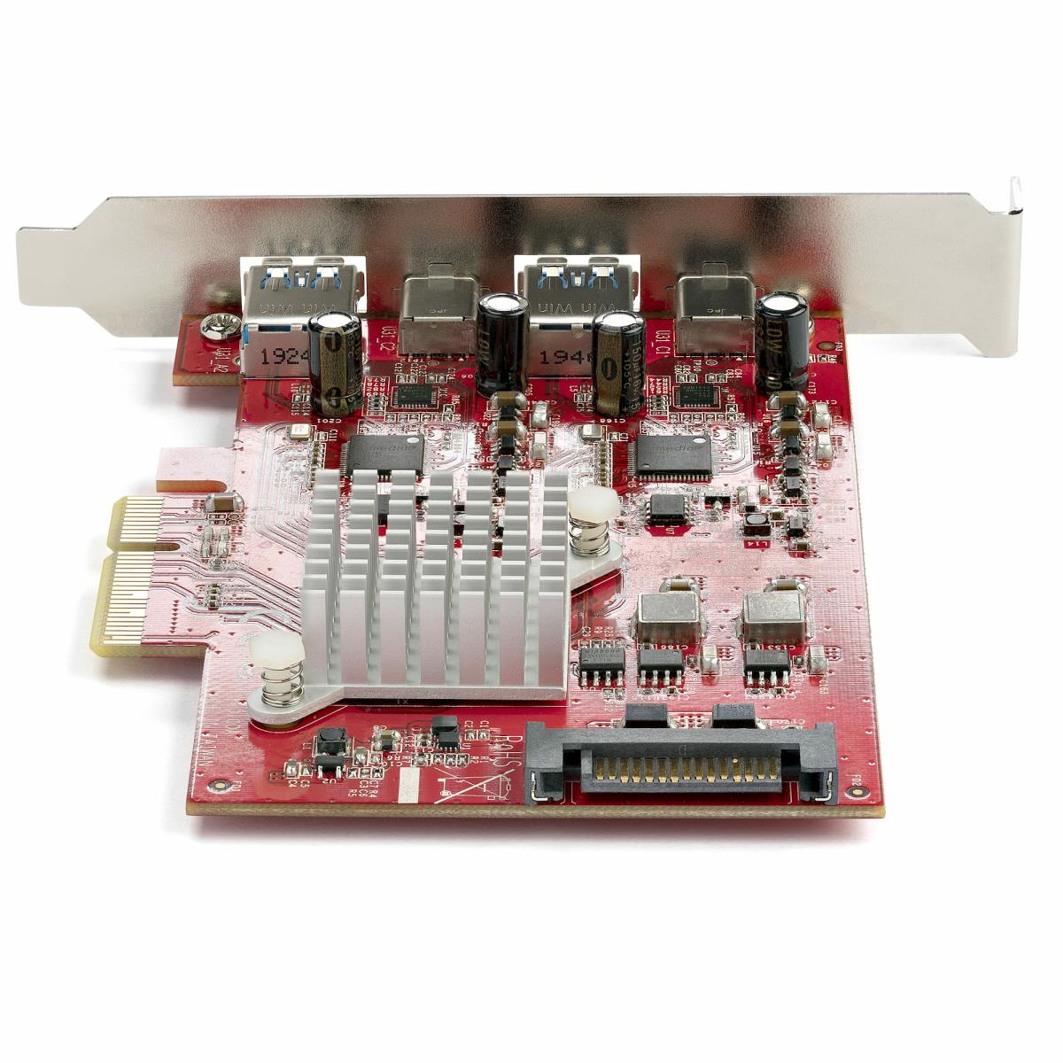STARTECH.COM USB Pci-e Card - 4-port - 10gbps 2x USB-c And 2x USB-a Ports