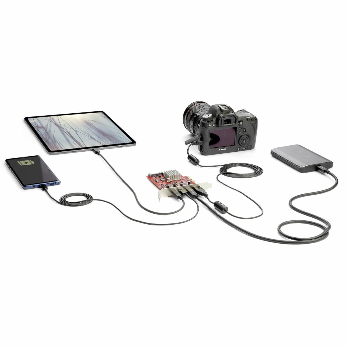 STARTECH.COM USB Pci-e Card - 4-port - 10gbps 2x USB-c And 2x USB-a Ports
