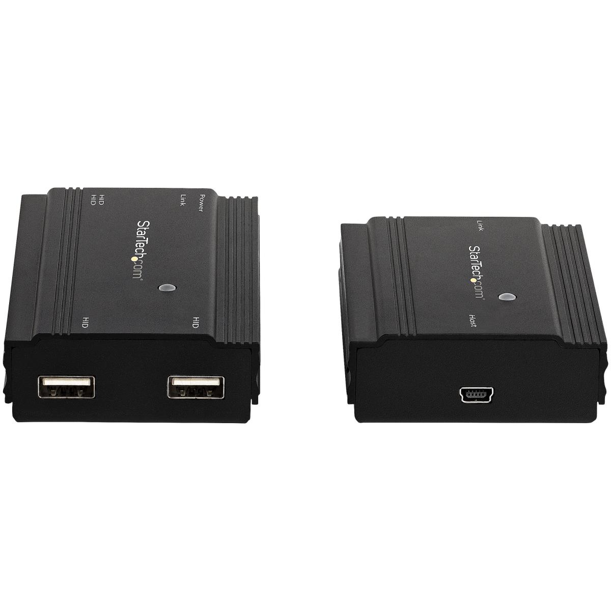 STARTECH.COM USB Extender Hub Adapter Kit - 4-port USB 2.0 Extender Hub Over Single Cat5e/CAT6 Ethernet Cable (rj45) - 330ft (100m)