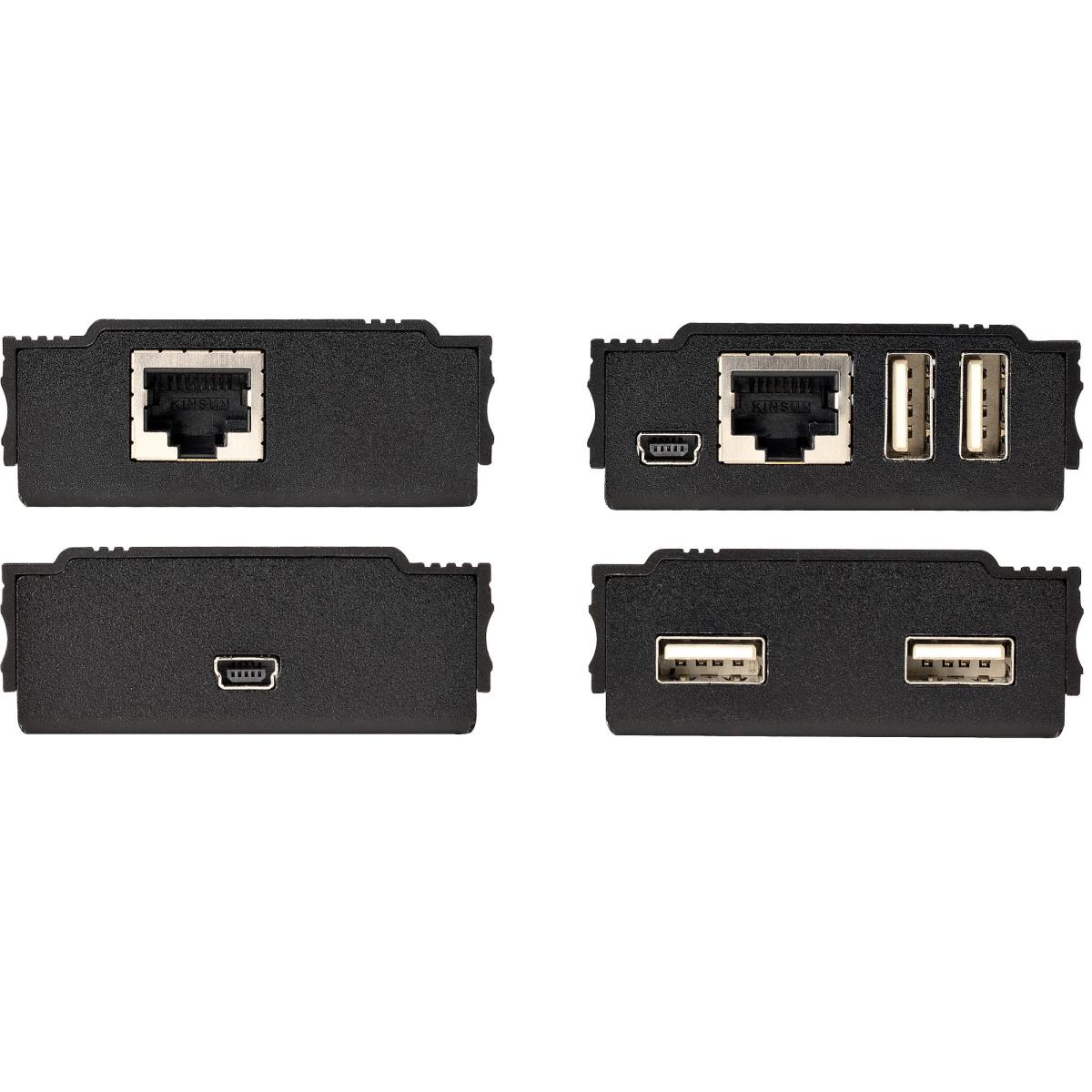 STARTECH.COM USB Extender Hub Adapter Kit - 4-port USB 2.0 Extender Hub Over Single Cat5e/CAT6 Ethernet Cable (rj45) - 330ft (100m)