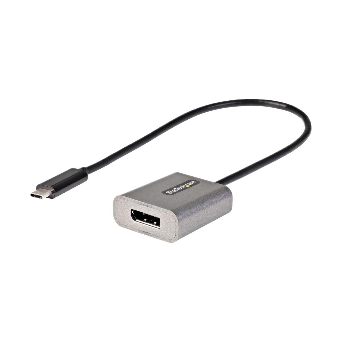 STARTECH.COM USB C To DisplayPort Adapter 8k/4k 60hz Video - 12 Cable