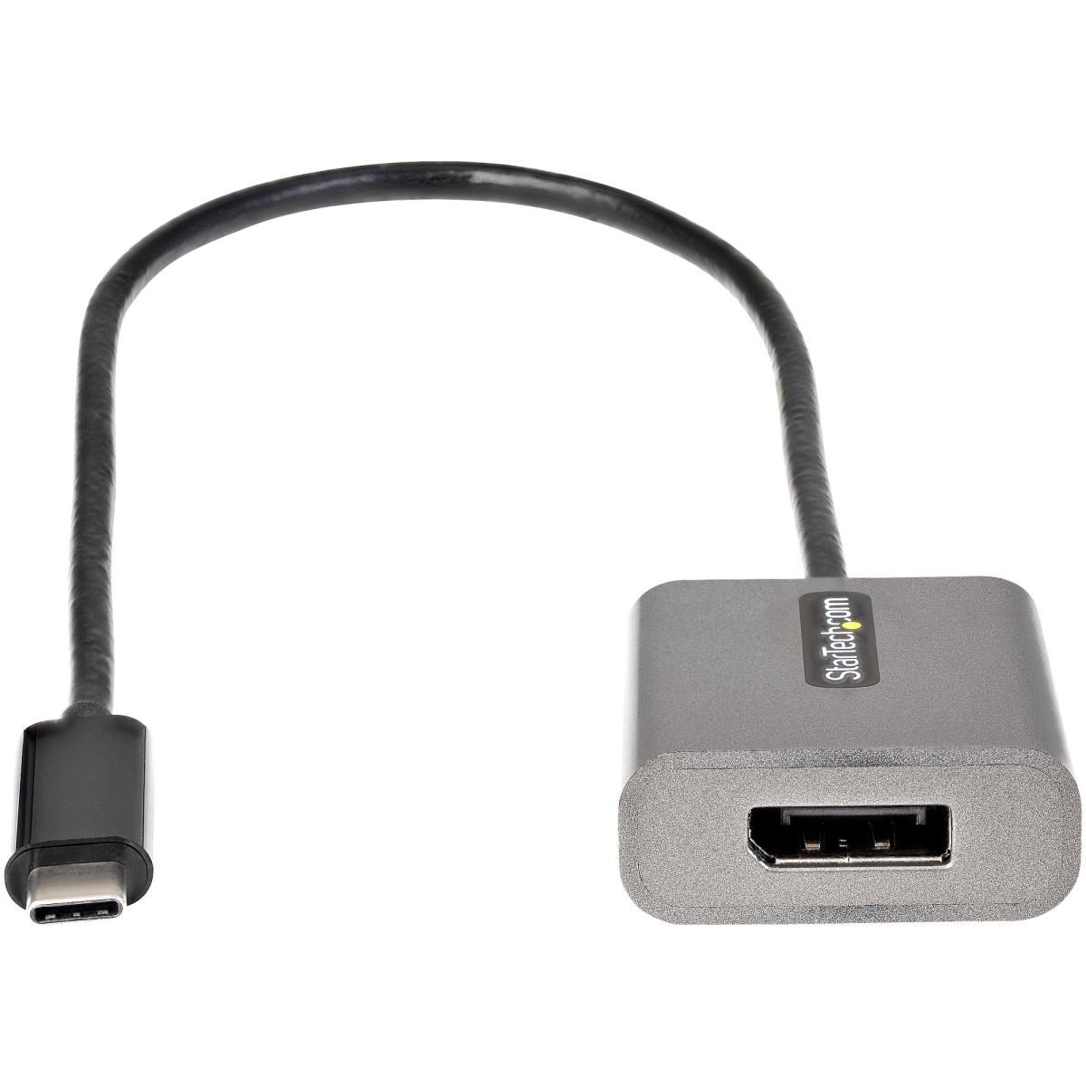 STARTECH.COM USB C To DisplayPort Adapter 8k/4k 60hz Video - 12 Cable