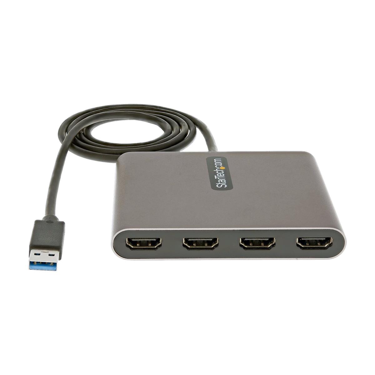 STARTECH.COM USB 3.0 To 4 Hdmi Adapter - External Video/graphics Card 108