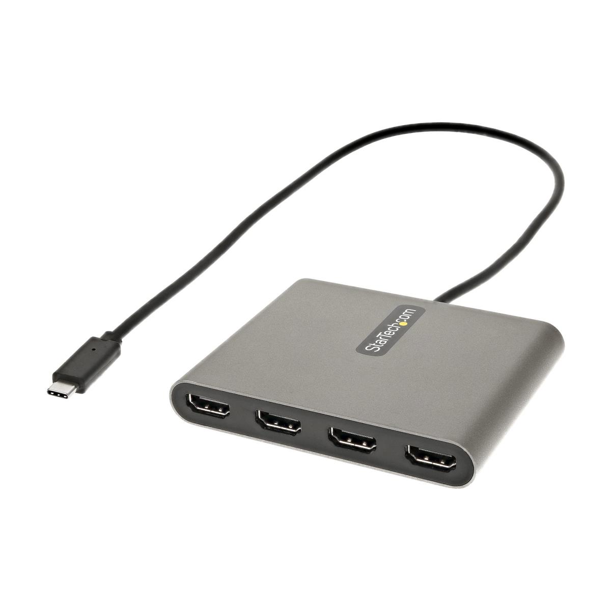 STARTECH.COM USB C To 4 Hdmi Adapter - External Video/graphics Card 108