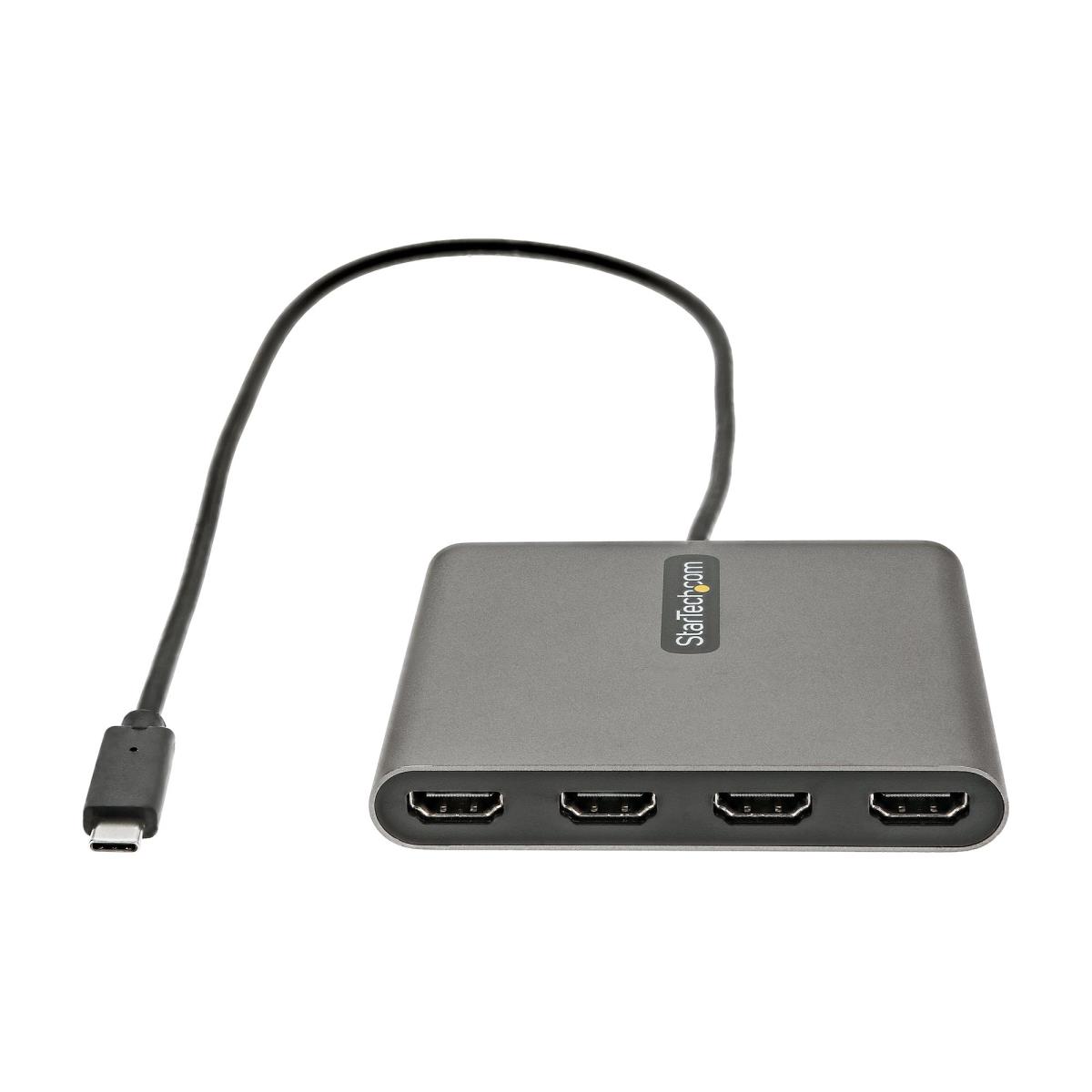 STARTECH.COM USB C To 4 Hdmi Adapter - External Video/graphics Card 108