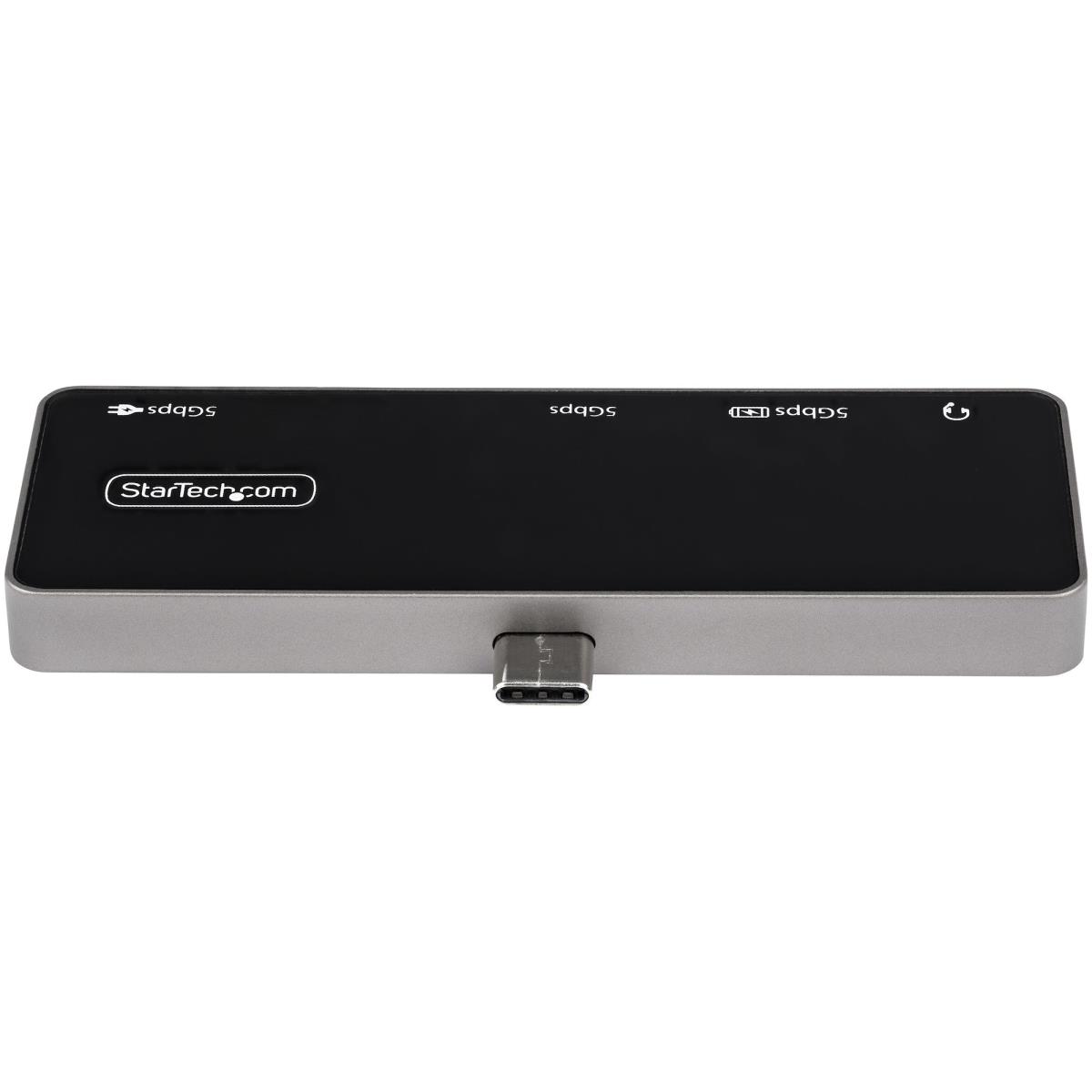 STARTECH.COM USB C Multiport Adapter - USB-c To 4k 60hz Hdmi 2.0, - 3-port USB 3.0 Hub, Audio - USB-c Mini Dock