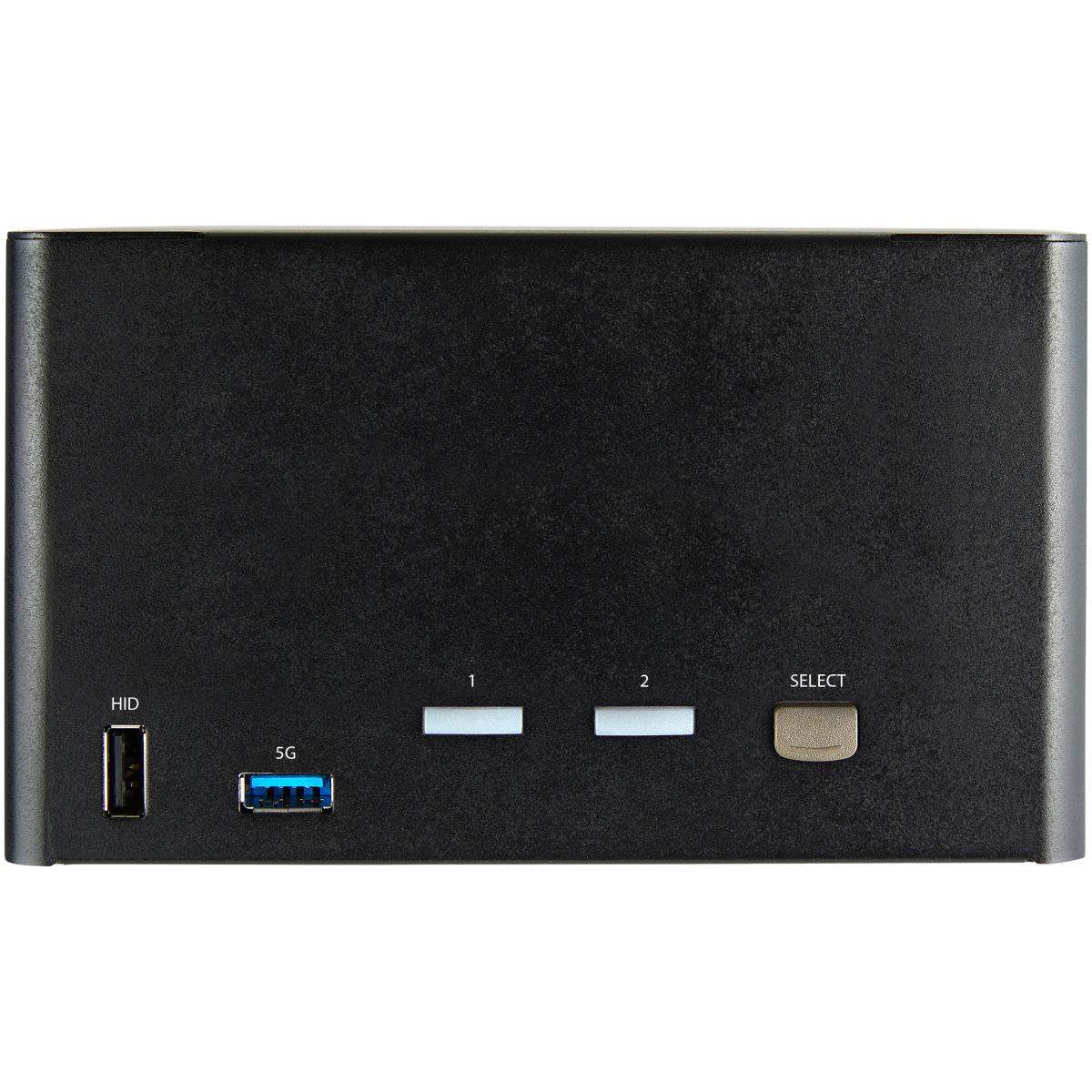 STARTECH.COM 2-pt Quad Monitor DisplayPort KVM Switch