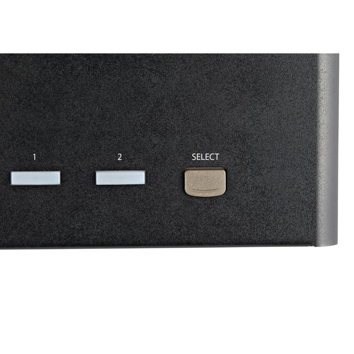 STARTECH.COM 2-pt Quad Monitor DisplayPort KVM Switch