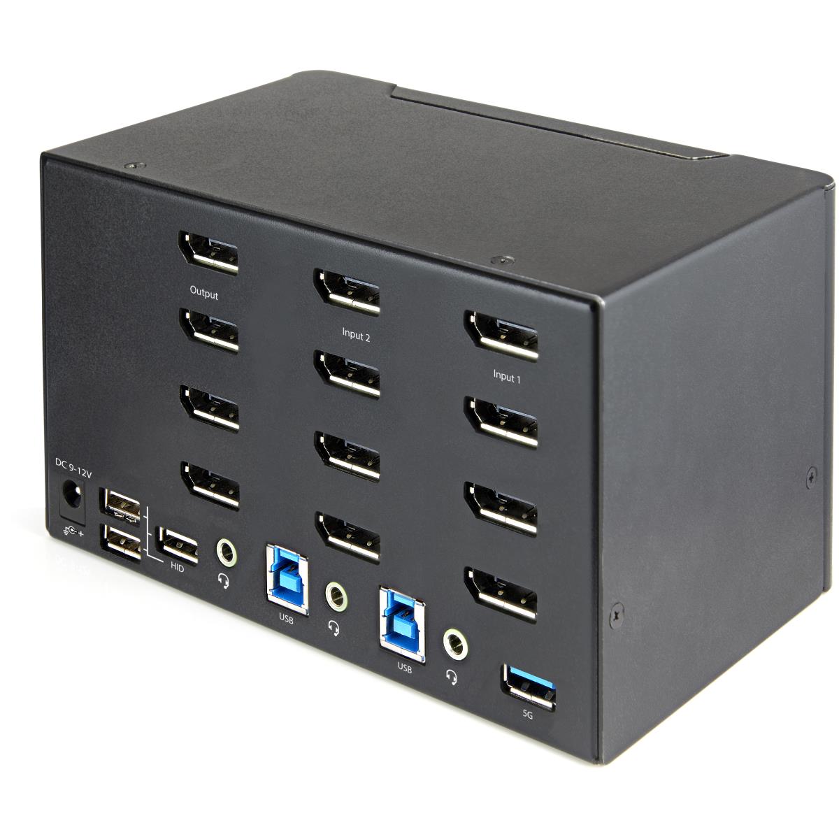 STARTECH.COM 2-pt Quad Monitor DisplayPort KVM Switch