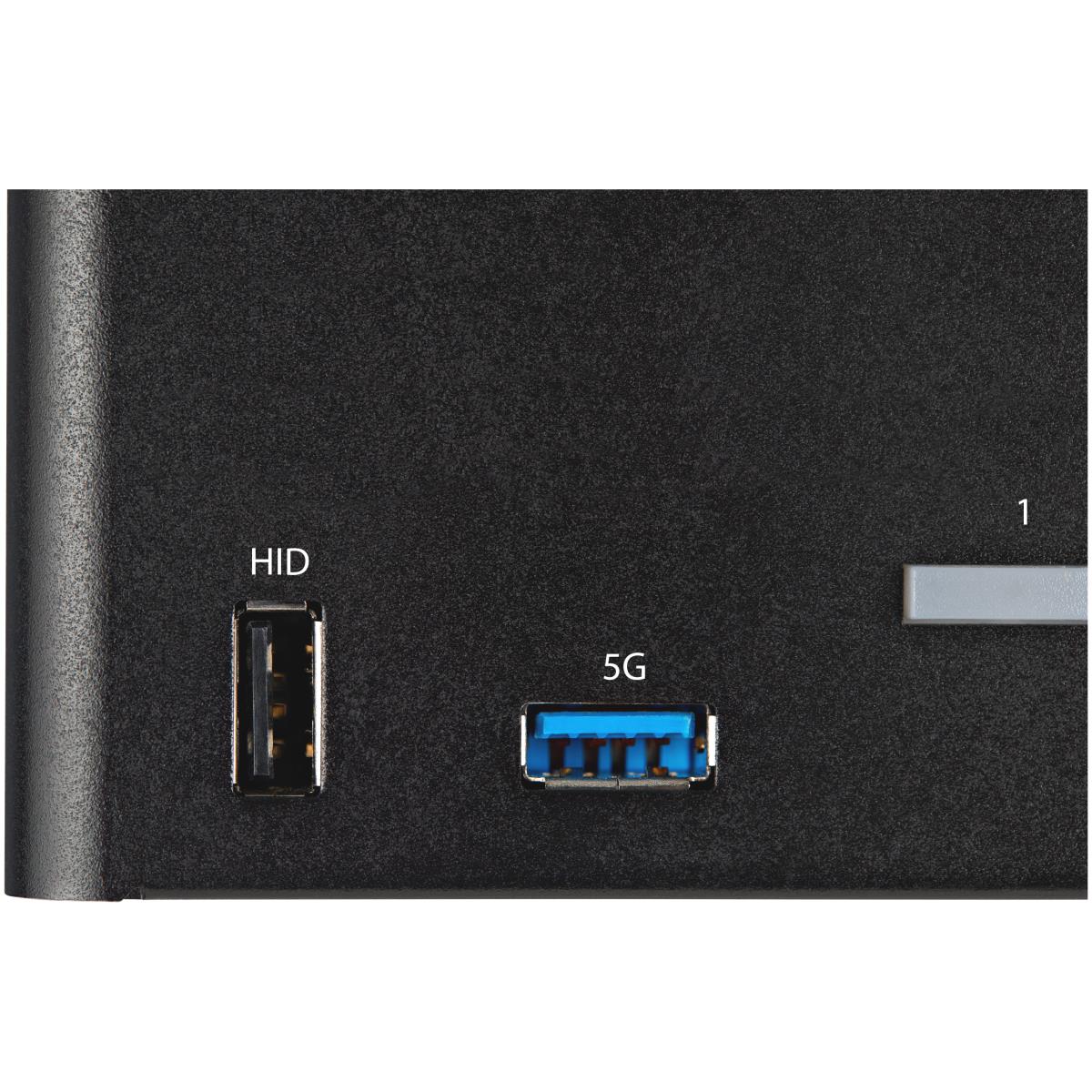 STARTECH.COM 2-pt Quad Monitor DisplayPort KVM Switch