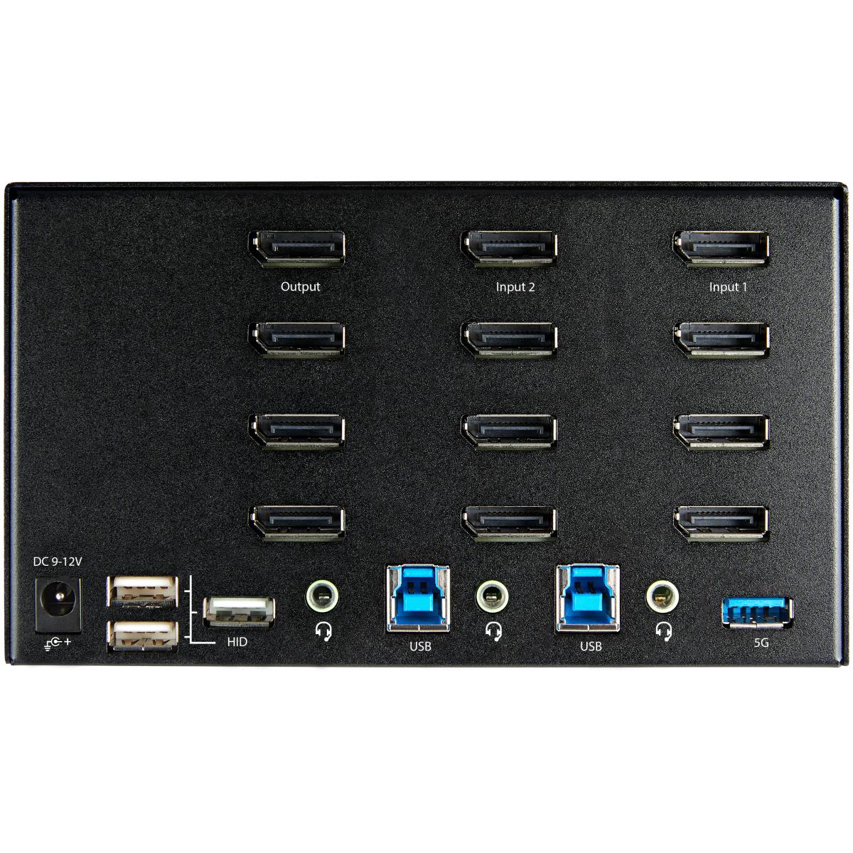 STARTECH.COM 2-pt Quad Monitor DisplayPort KVM Switch