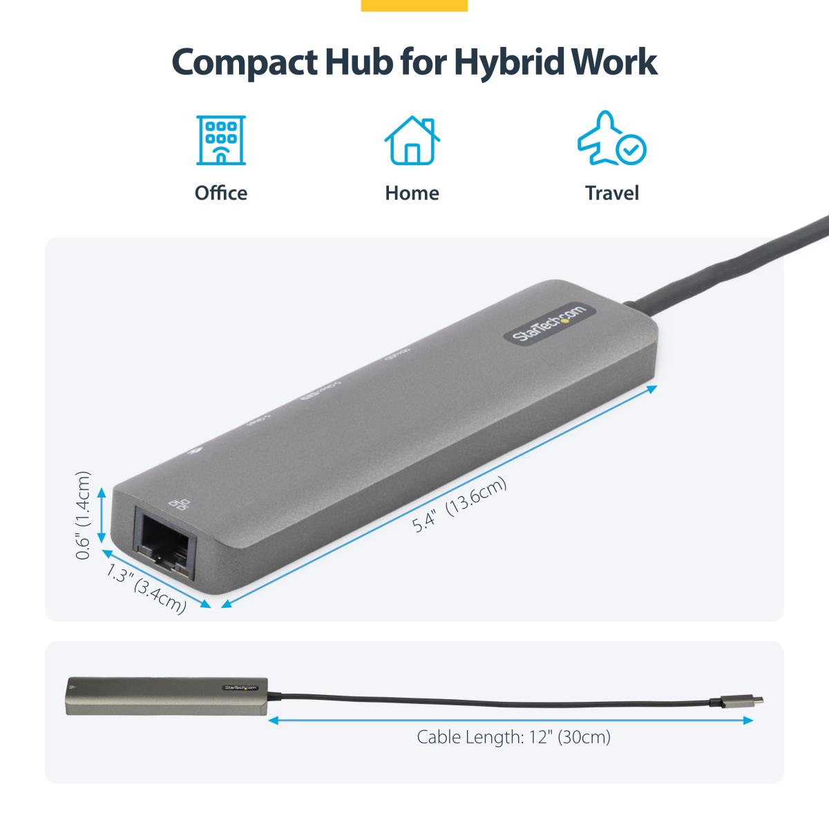 STARTECH.COM USB-c Multiport Adapter 4k 60hz Hdmi 2.0 - 100w Pd Passthrough