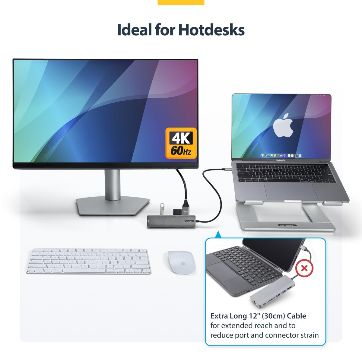 STARTECH.COM USB-c Multiport Adapter 4k 60hz Hdmi 2.0 - 100w Pd Passthrough