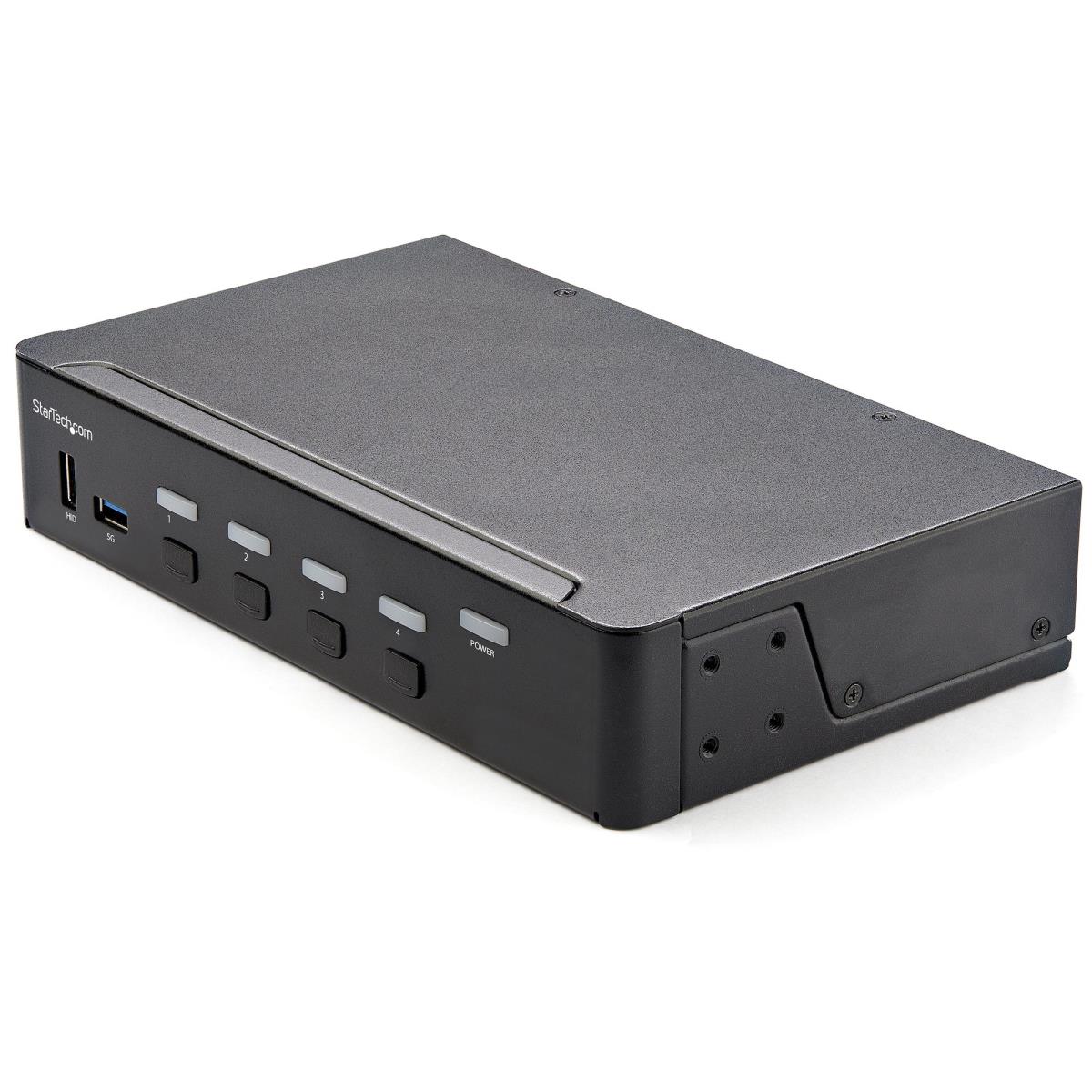 STARTECH.COM KVM Switch - 4 Port Hdmi Single Monitor 4k 60hz Ultra Hd Hdr, Desktop Hdmi 2.0 KVM Switc