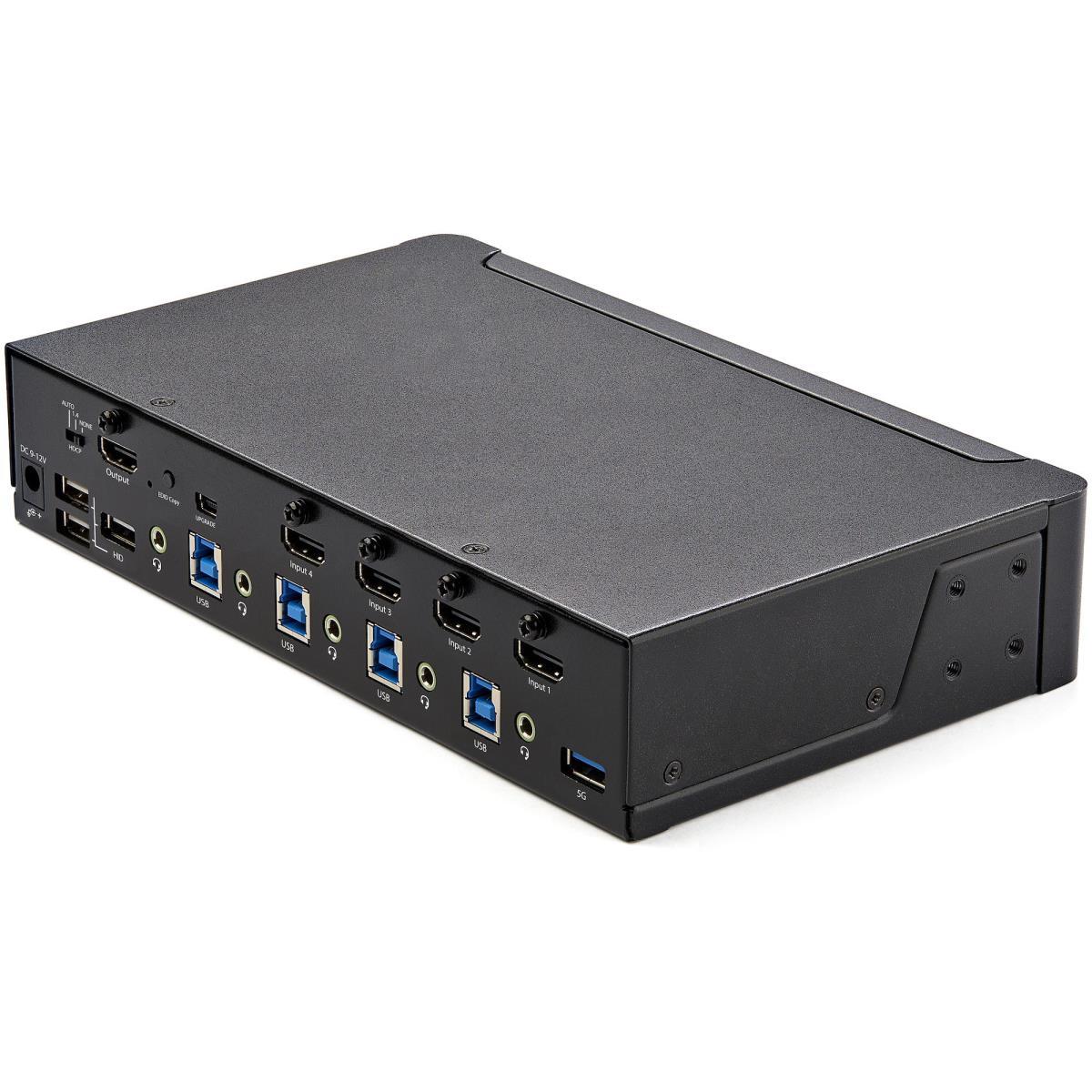 STARTECH.COM KVM Switch - 4 Port Hdmi Single Monitor 4k 60hz Ultra Hd Hdr, Desktop Hdmi 2.0 KVM Switc