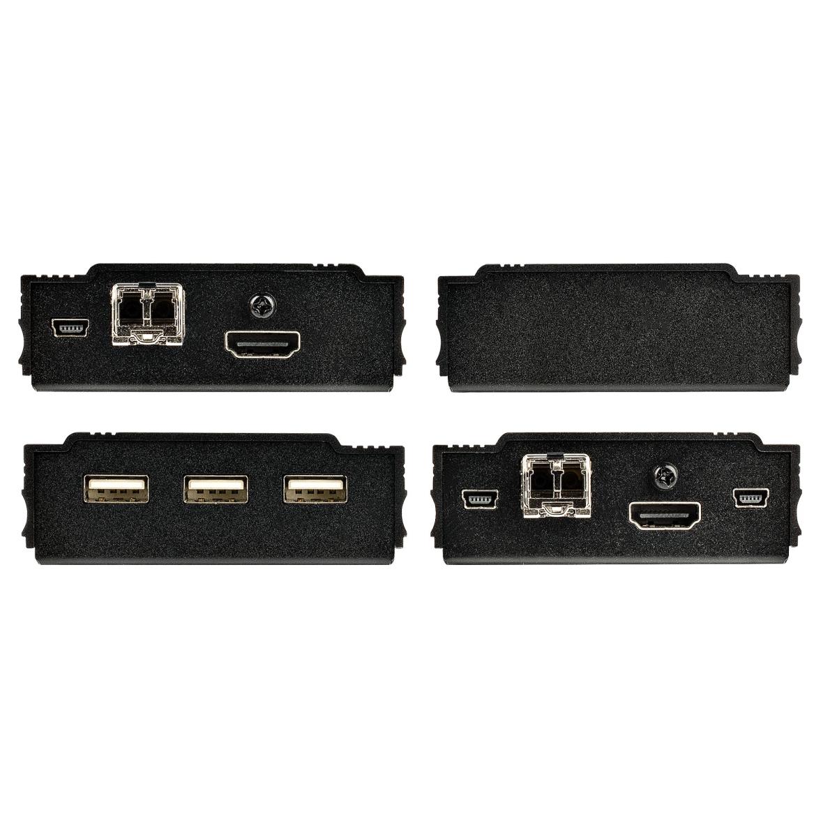 STARTECH.COM KVM Extender - 4k Hdmi Over Fiber, Hdmi Video & USB Over Fiber, Up To 984ft/300m