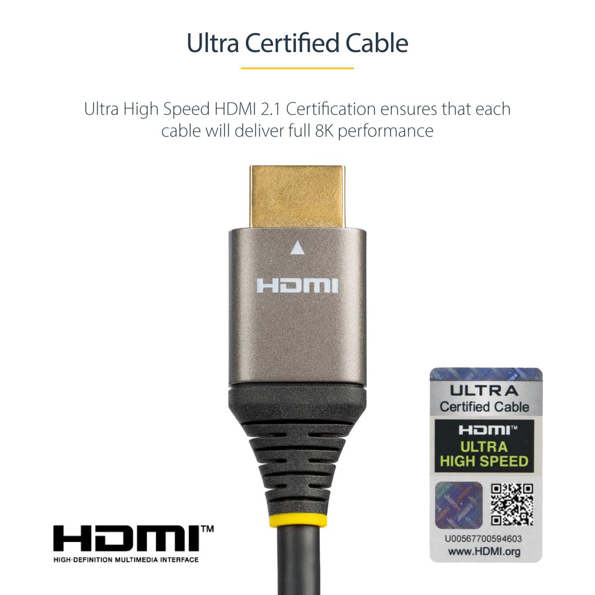 STARTECH.COM Ultra High Speed Hdmi 2.1 Cable - 3m