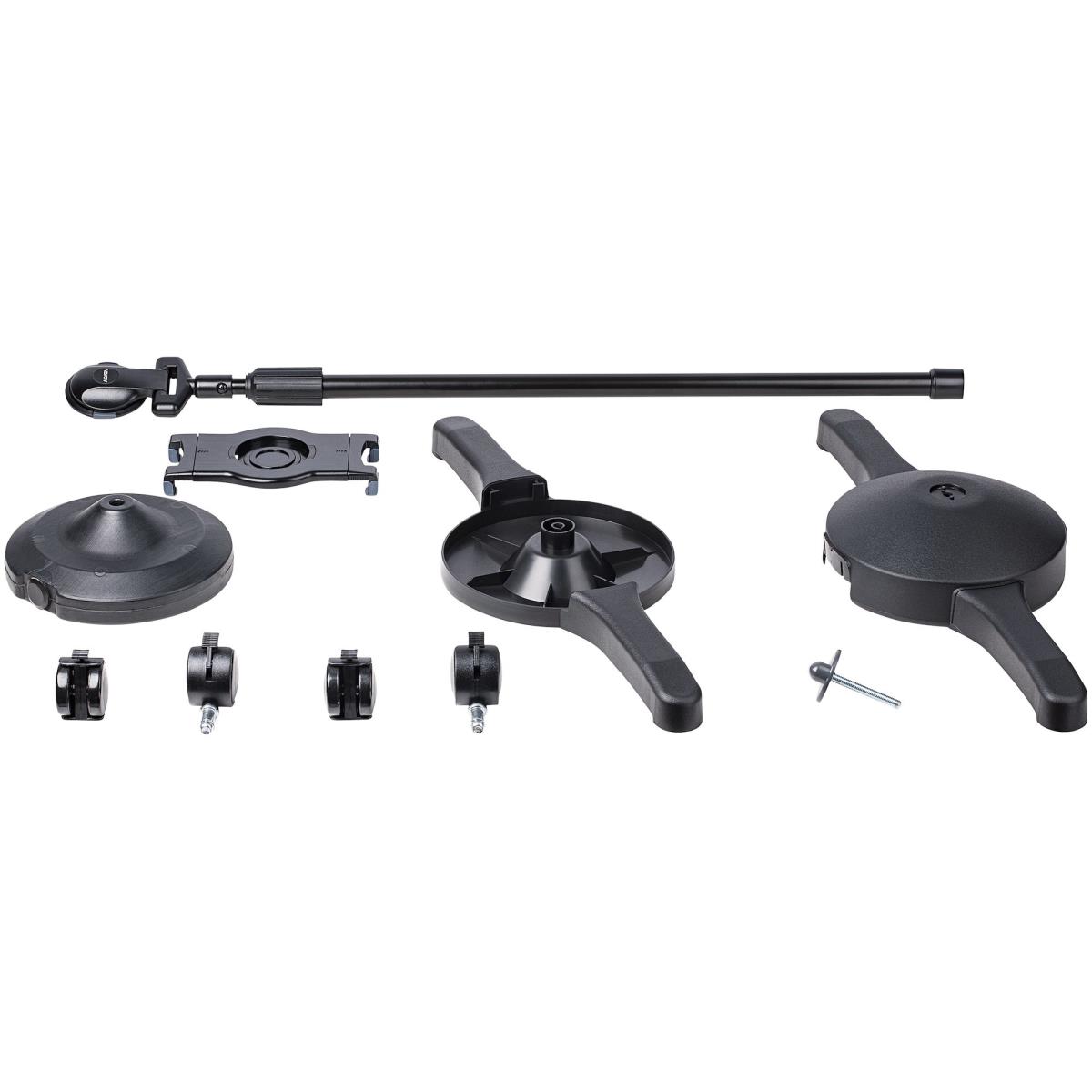 STARTECH.COM Mobile Tablet Stand With Wheels Height Adjustable For 7-11in Tab