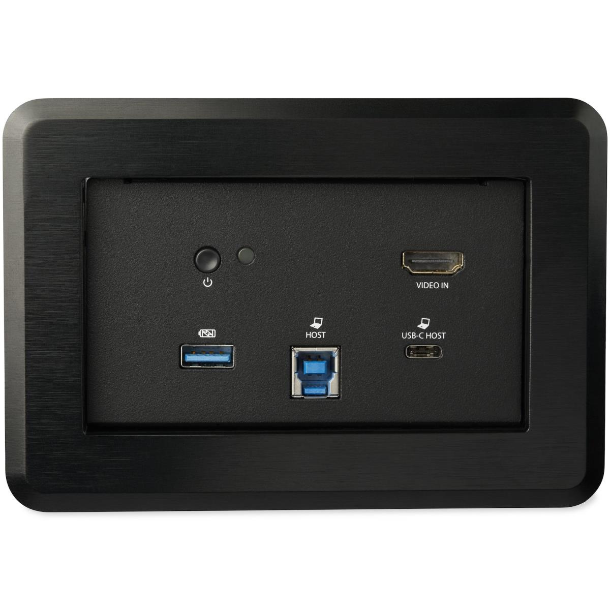 STARTECH.COM Conference Room Table Connectivity Box W/ Laptop Docki
