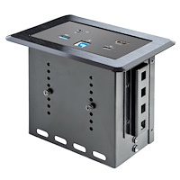 STARTECH.COM Conference Room Table Connectivity Box W/ Laptop Docki