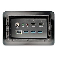 STARTECH.COM Conference Room Table Connectivity Box W/ Laptop Docki