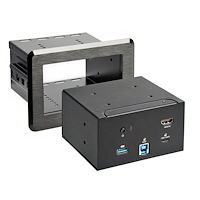 STARTECH.COM Conference Room Table Connectivity Box W/ Laptop Docki