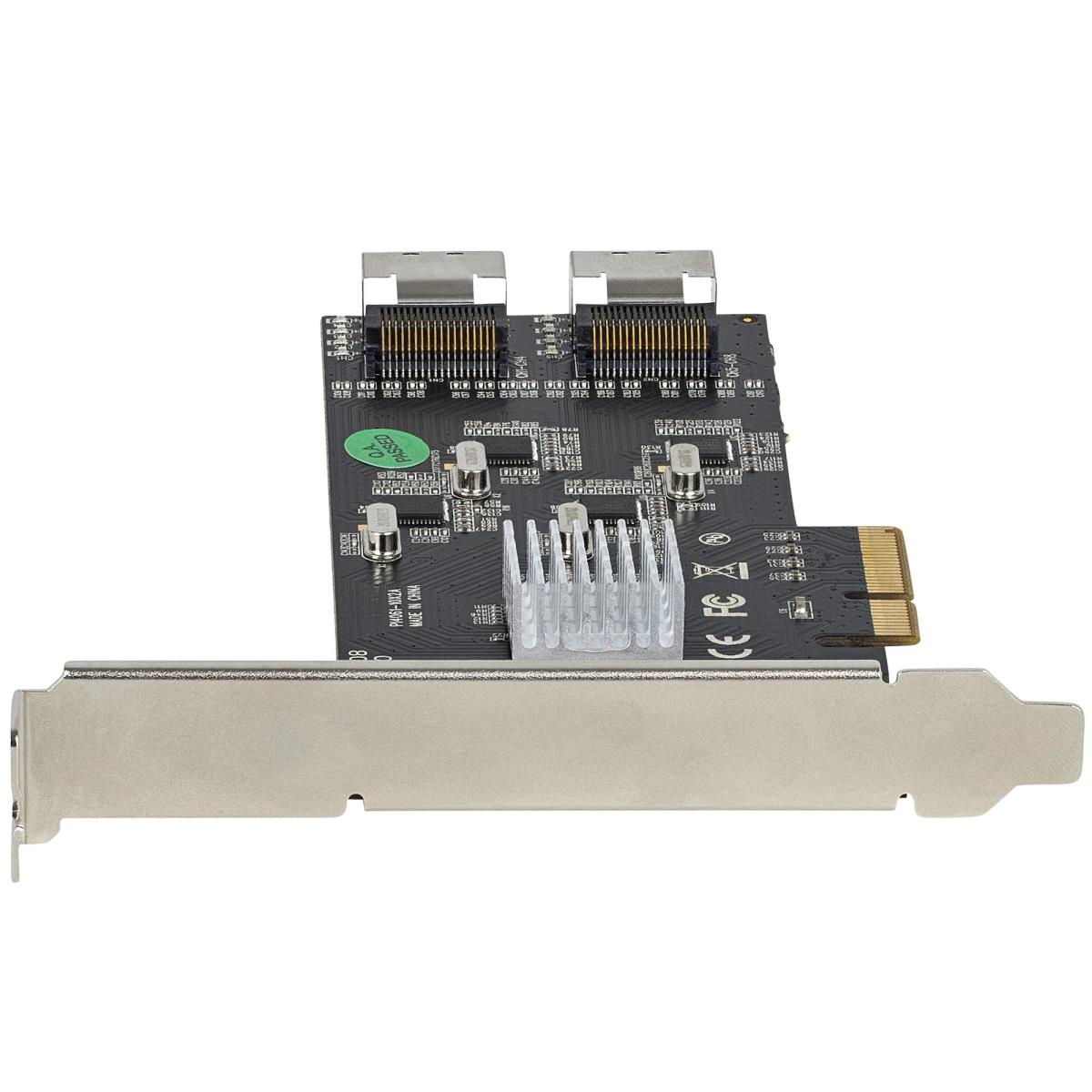 STARTECH.COM 8 Port SATA Pci-e Card - Pci-e X4 6gbps SATA III Expansion Card
