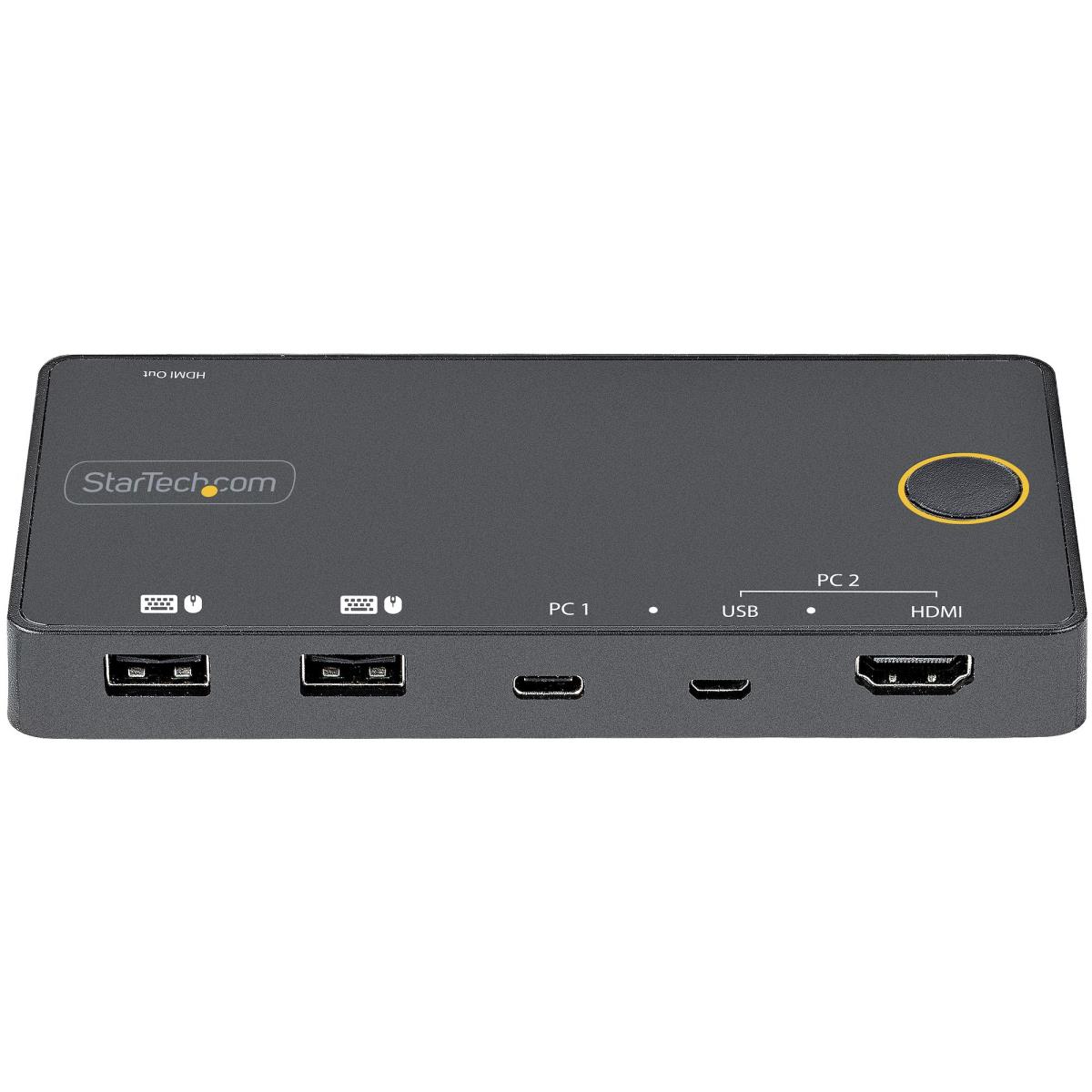 STARTECH.COM KVM Switch - 2 Port USB-a/hdmi / USB-c - 4k 60hz Hdmi 2.0