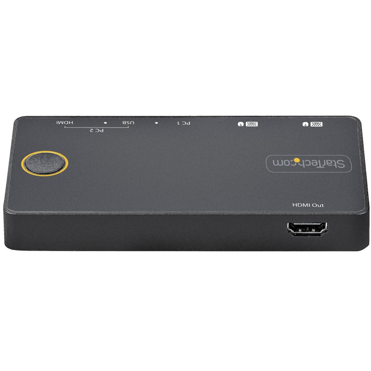 STARTECH.COM KVM Switch - 2 Port USB-a/hdmi / USB-c - 4k 60hz Hdmi 2.0