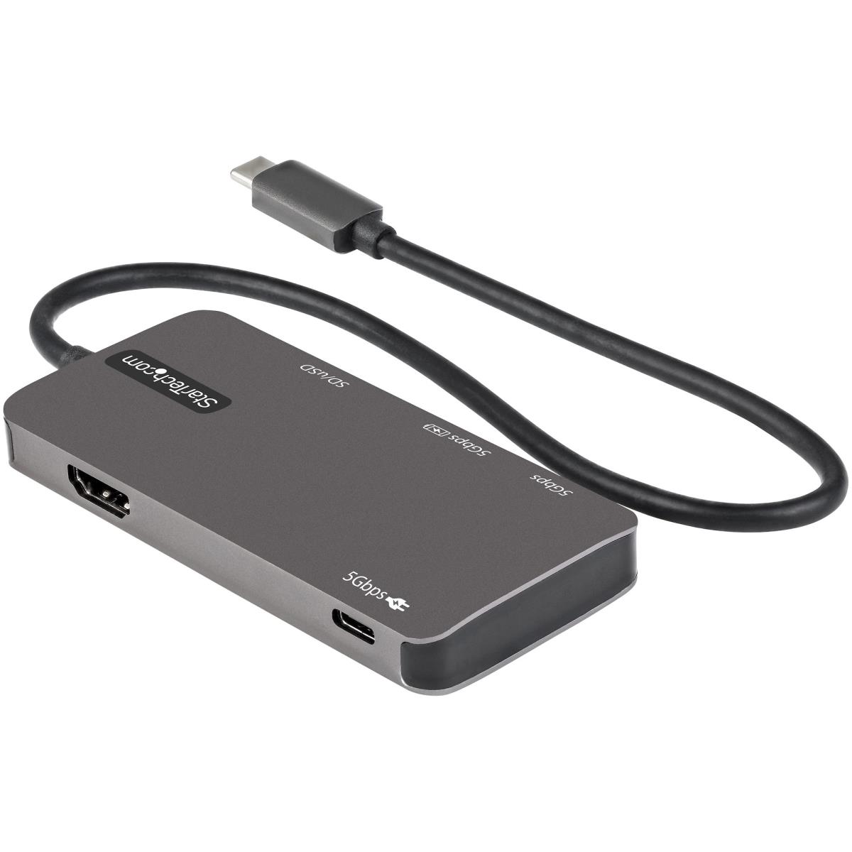 STARTECH.COM USB C Multiport Adapter - 4k Hdmi/pd/USB