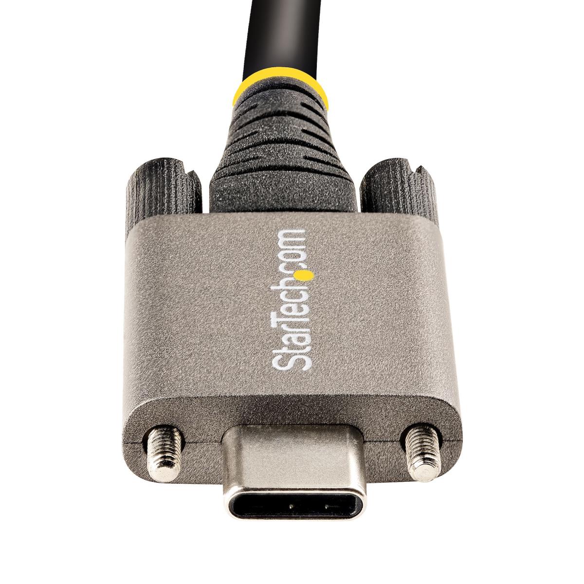 STARTECH.COM USB-c Cable Locking Side Screw 10gbps - 1m