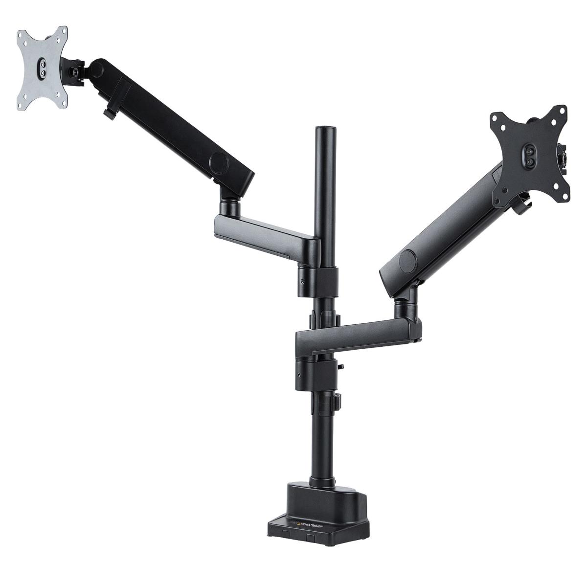 STARTECH.COM Monitor Mount - Desk Mount - 2 Monitor - Full Motion - Up To 32in - Aluminum & Matte Black