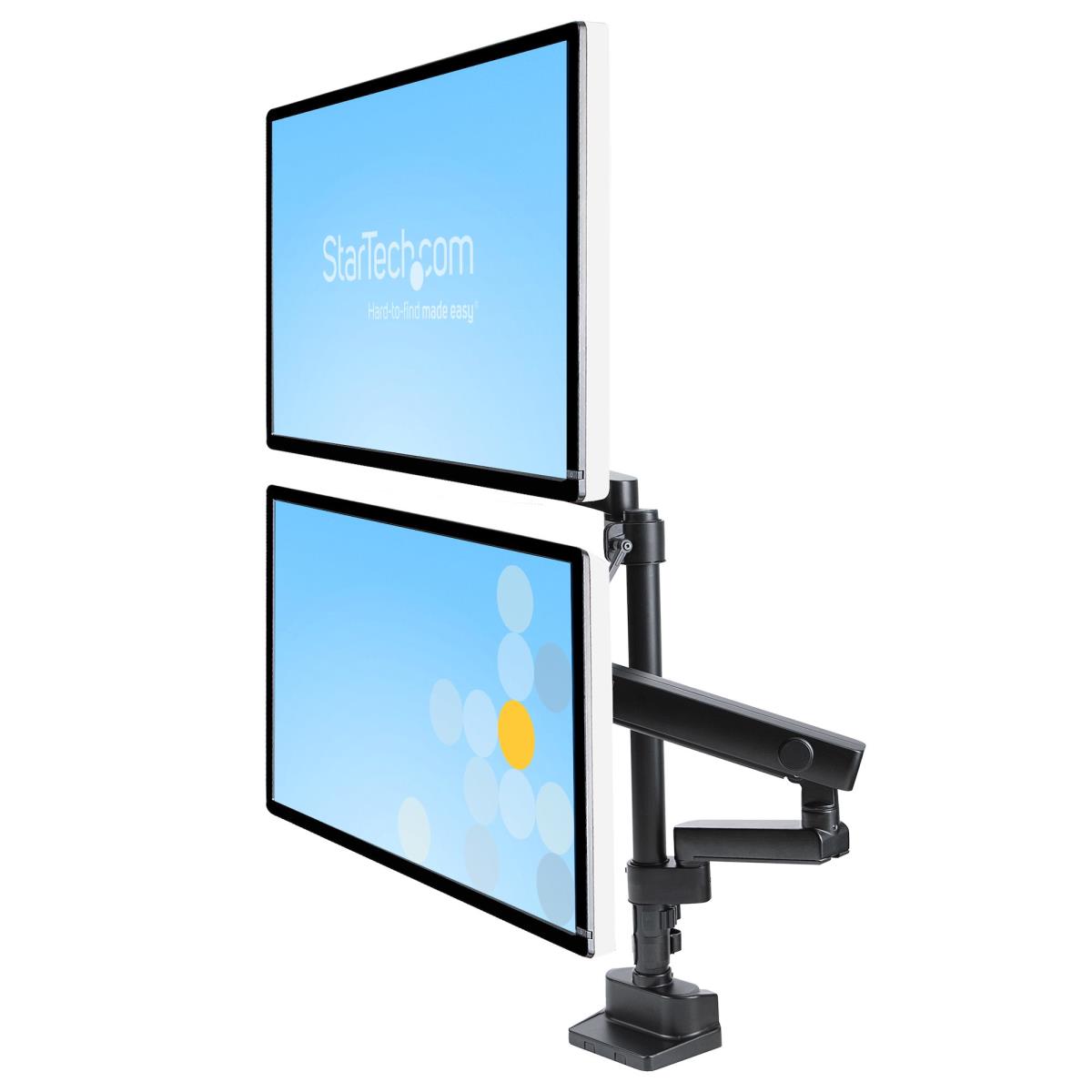STARTECH.COM Monitor Mount - Desk Mount - 2 Monitor - Full Motion - Up To 32in - Aluminum & Matte Black