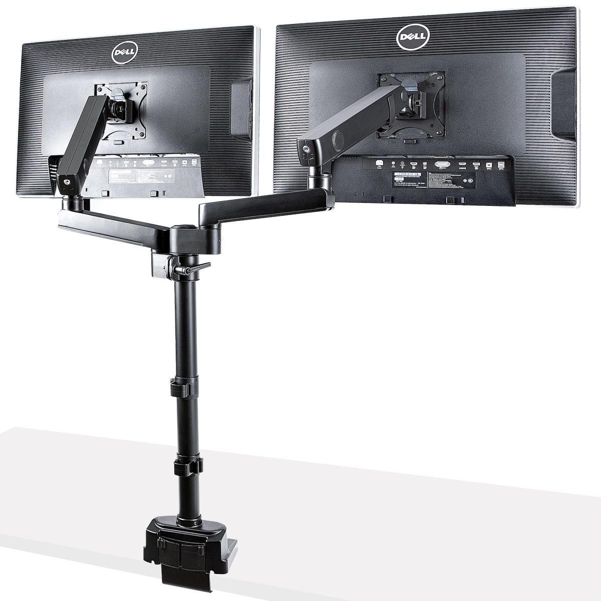 STARTECH.COM Monitor Mount - Desk Mount - 2 Monitor - Full Motion - Up To 32in - Aluminum & Matte Black