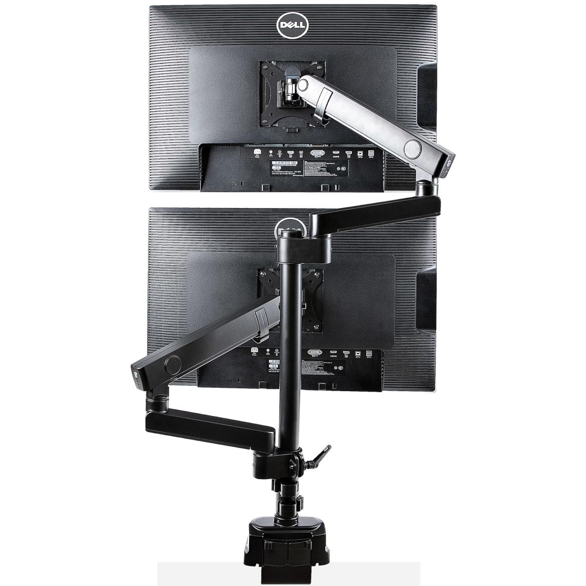 STARTECH.COM Monitor Mount - Desk Mount - 2 Monitor - Full Motion - Up To 32in - Aluminum & Matte Black