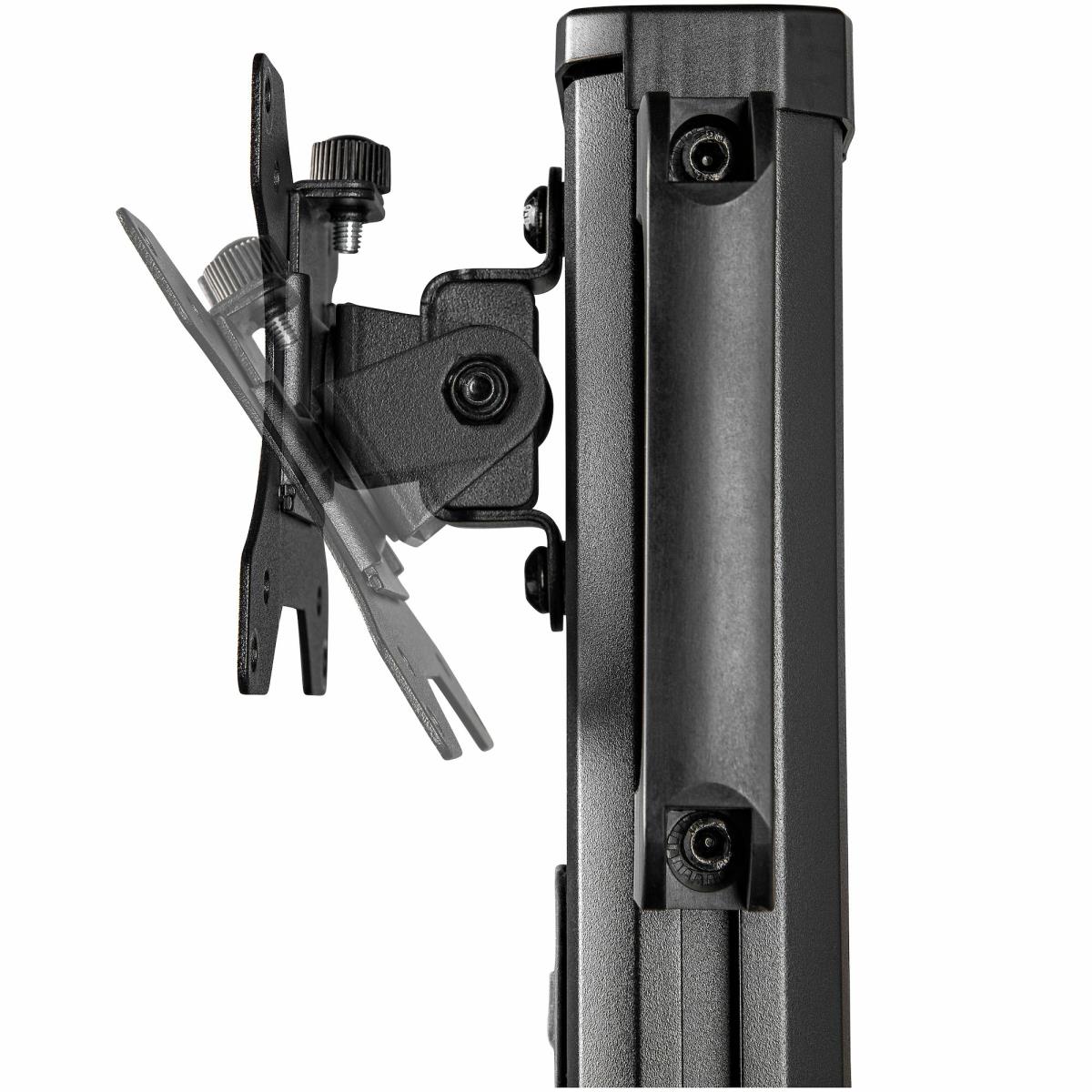 STARTECH.COM Mobile Workstation Cart With Monitor Mount And Cpu Holder