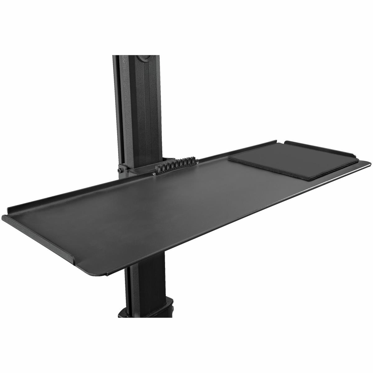 STARTECH.COM Mobile Workstation Cart With Monitor Mount And Cpu Holder