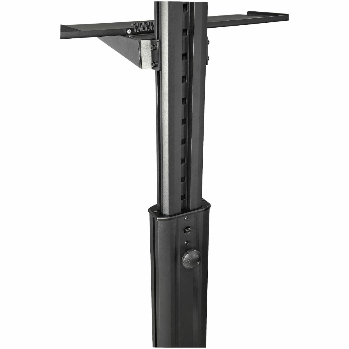 STARTECH.COM Mobile Workstation Cart With Monitor Mount And Cpu Holder
