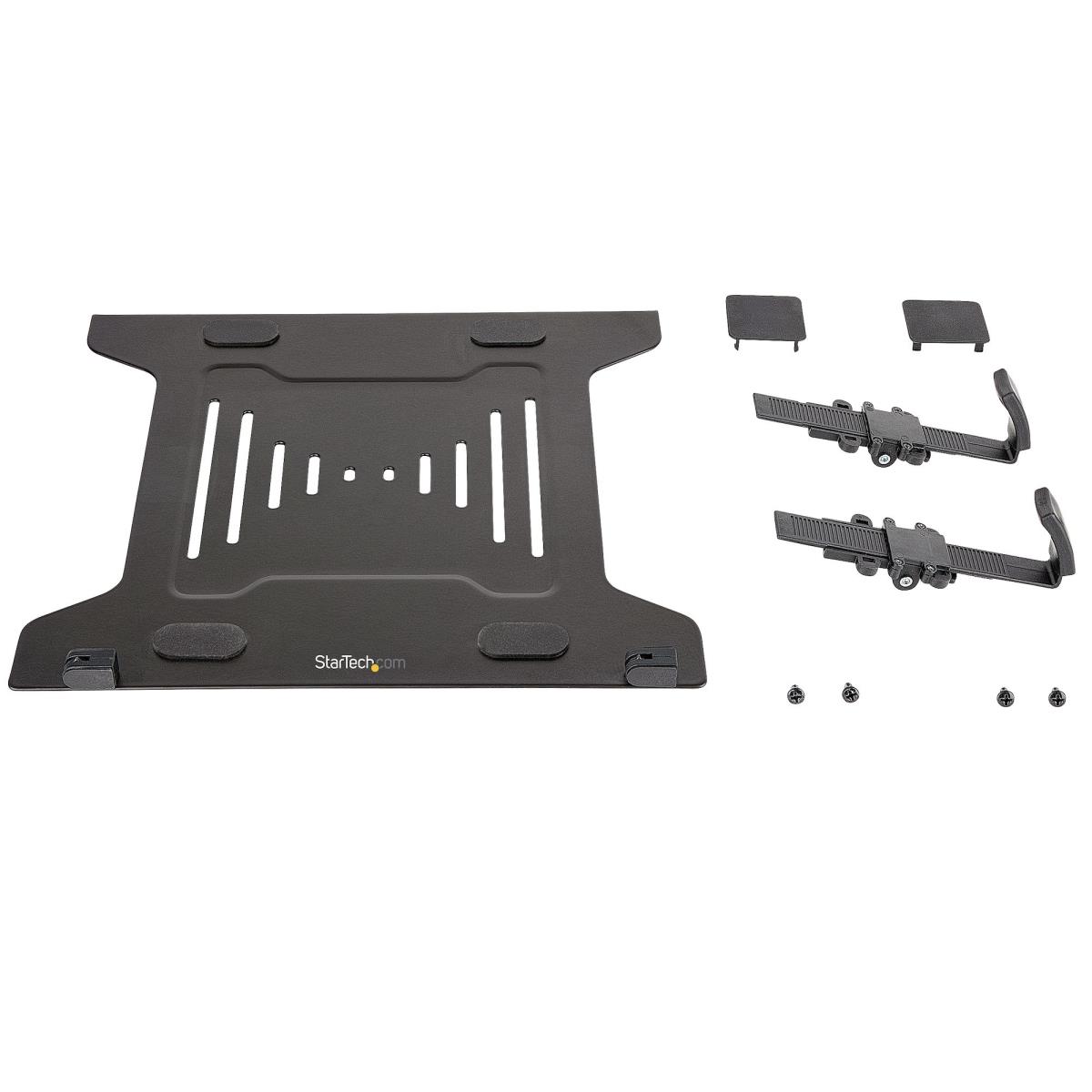 STARTECH.COM Vesa Laptop Tray - Adjustable Monitor Arm Laptop Tray Secures Notebooks (4.5kg 9.9lb) - 75x75 100x10