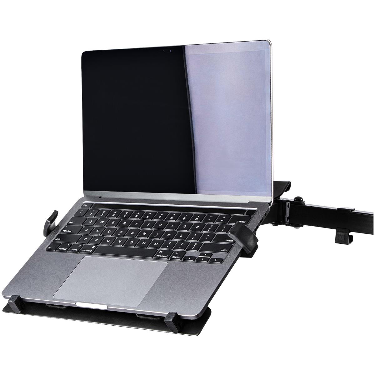 STARTECH.COM Vesa Laptop Tray - Adjustable Monitor Arm Laptop Tray Secures Notebooks (4.5kg 9.9lb) - 75x75 100x10