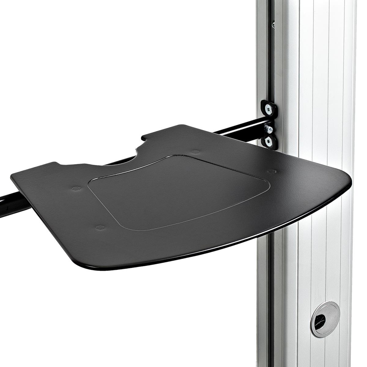 STARTECH.COM Dual Tv Cart/mount Rolling Tv Cart - Lockable Wheels