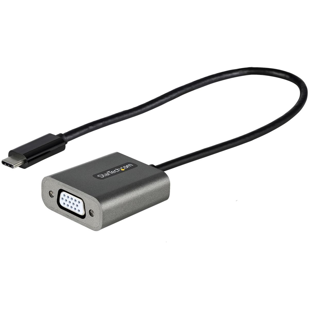 STARTECH.COM USB C To Vga Adapter - 1080p USB Type-c To Vga Adapter Dongle - USB-c (dp Alt Mode) To Vga Monitor/display Video Converter