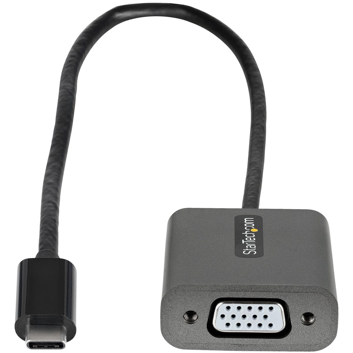 STARTECH.COM USB C To Vga Adapter - 1080p USB Type-c To Vga Adapter Dongle - USB-c (dp Alt Mode) To Vga Monitor/display Video Converter